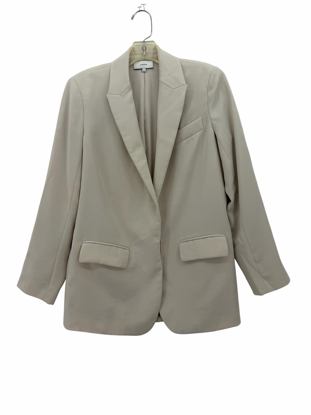 Vince Light Beige Tailored Blazer Jacket